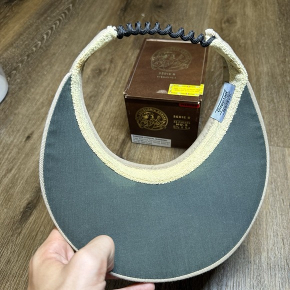 Imperial King & Prince Golf Visor Wide Brim Khaki Tan Black St‎ Simon Sea Island - Picture 7 of 7